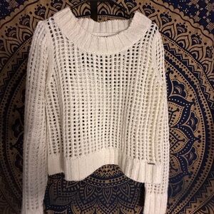 Hang Ten White Knit Sweater